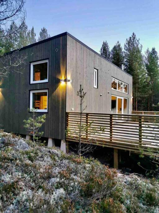 Tretoppen - Ny Moderne Hytte, Unike Finnskogen Турсбю Экстерьер фото