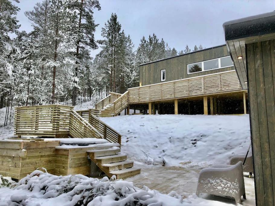 Tretoppen - Ny Moderne Hytte, Unike Finnskogen Турсбю Экстерьер фото