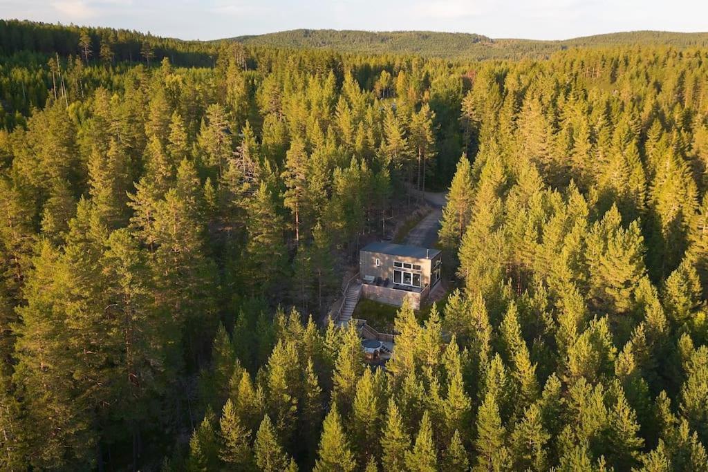 Tretoppen - Ny Moderne Hytte, Unike Finnskogen Турсбю Экстерьер фото