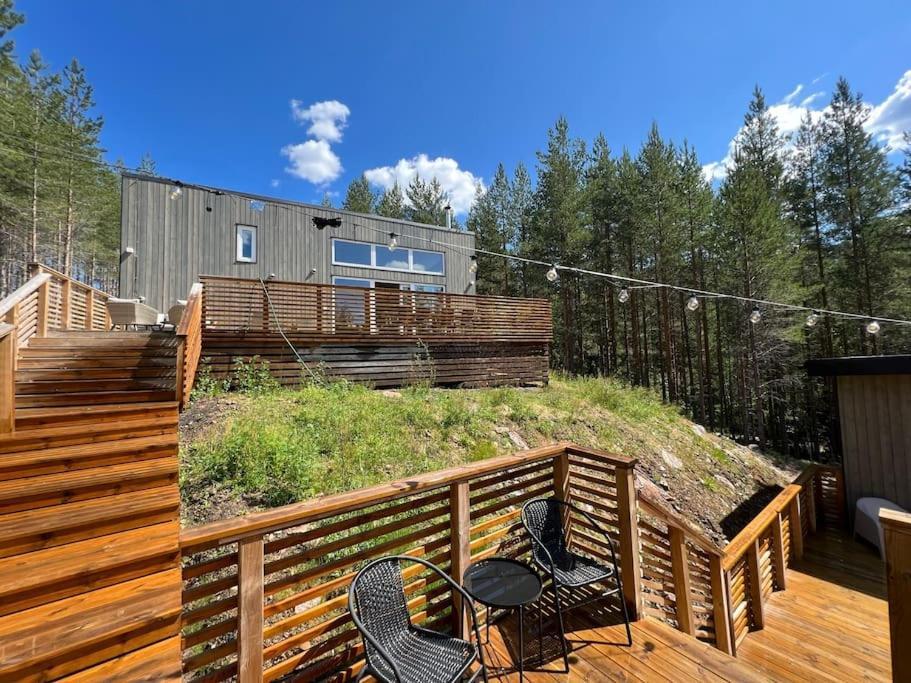 Tretoppen - Ny Moderne Hytte, Unike Finnskogen Турсбю Экстерьер фото
