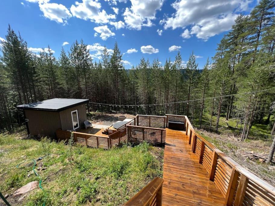 Tretoppen - Ny Moderne Hytte, Unike Finnskogen Турсбю Экстерьер фото